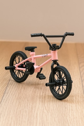 Tech Deck Bmx Bisikleti Cult Pembe Gerçek Metal Çerçeve Parmak Bisiklet Oyuncak Model 12