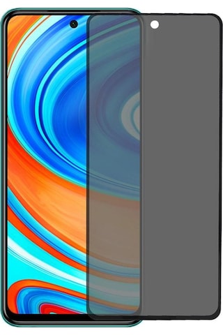 Xiaomi Redmi Note 9 Pro Hayalet Ekran Koruyucu Tam Kaplayan Gizli