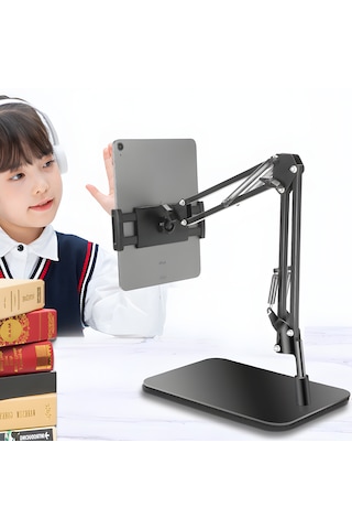 Masaüstü Ayaklı Ayarlanabilir Tablet Tutucu 360 Dönebilen, Çok Açılı Stand