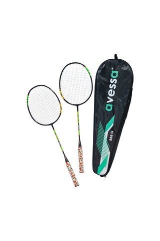 Özel Üretim Alan Hobi Açık 888-g Tek Parça Badmington Raket Set Çift