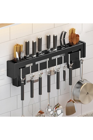 Mutfak Duvara Monte Rafsız Bıçak Tutucu