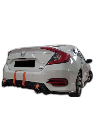 Honda Civic Fc5 Mügen 2015 - 2022 Arka Ek Plastik Boyasız