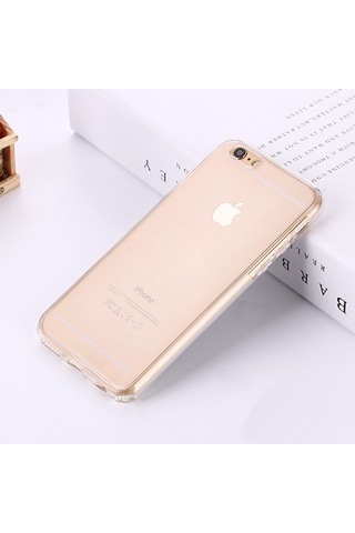 Teknomoda Apple Uyumlu iPhone 6 PLUS / 6s PLUS Kılıf 360 Şeffaf Ön Arka Silikon