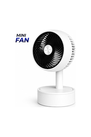 Şarjlı Masa Fanı, Portatif Fan, Masa Ve El Fan Taşınabilir Şarjlı Edilebilir Mini El Fan