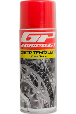 GP Kompozit BKM01 Motosiklet Bakım Seti (Zincir Temizleyici + Zincir Yağı + Balata Spreyi + Zincir Temizleme Fırçası)