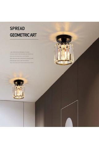 Luna Lighting Luxury Siyah Plafonyer Avize LUNAMSLS-1 Siyah