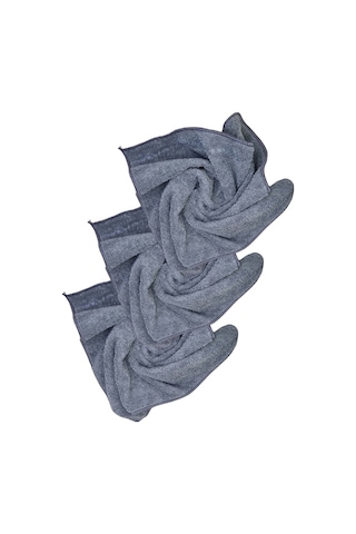 Larımar Mikrofiber Kalın Süper Emici Araç Kurulama Temizlik Bezi Gri 10'lu 40 x 40 CM