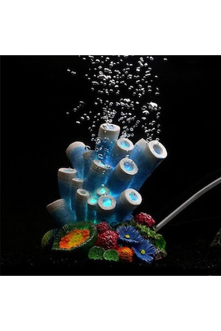 Yifomall Akvaryum Dekorasyonu Zenginleştirici Baloncuk Taşı: Çoklu Baloncuklu Orman Mercan Simülasyonu Kutu Paketli - Zenginleyici Ve Dekoratif