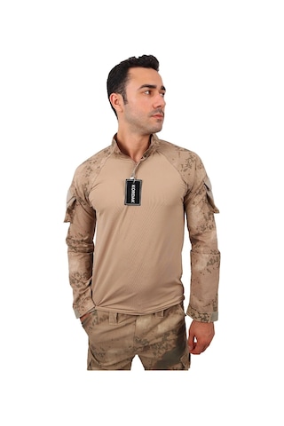 Jandarma Kamuflaj Combat Operasyon Tişörtü - Taktik Tişört Siyah