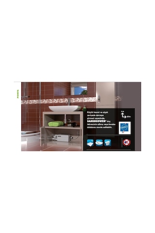 Sanishower - 3 Ünite Atık Su Tahliye Cihazı - 4 Lt