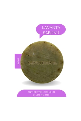 Doğal Lavanta Sabunu, Kepeklenmeye Etkili, Kalıcı Yumuşaklık, Aromaterapi Etki İçin Sabun 100gr