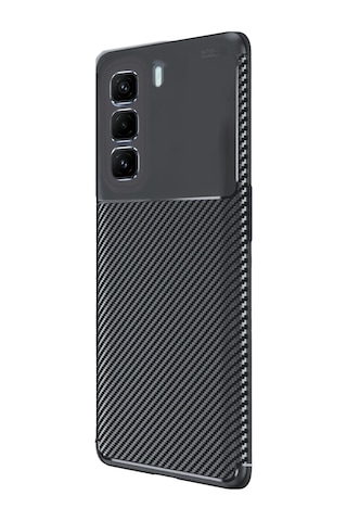 Cosmotex Newface İnfinix Hot 50 Pro Plus 4g Auto Focus Karbon Kapak - Siyah