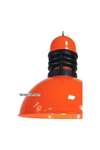 Tarzavize Trt43 Dekoratif Turuncu Tekli Retro Modern Sarkıt Avize Turuncu