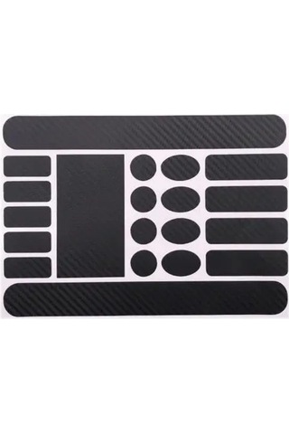 Karbon Fiber Doku-açık Sürme Anti-sürtünme Anti-scratch Zincir Çerçeve Etiket Çıkartması Dağ Yol Bisikleti İçin Наклейки Наклейки На Велосипед Siyah