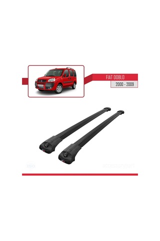 Fiat Doblo 2000-2009 Arası İle Uyumlu Ace-1 Ara Atkı Tavan Barı Siyah