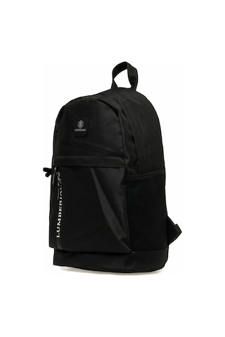 Lumberjack Olıver Sıyah Unisex Sırt Çantası Okul Çantası Laptop Bölmeli - Siyah