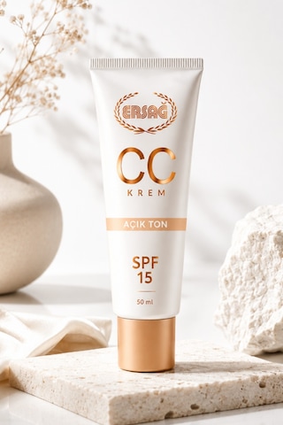 Ersağ CC Krem Açık Ton 50 ML