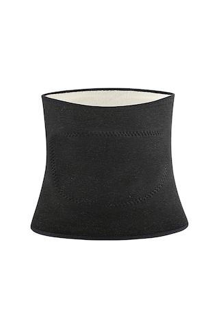 Suntek Bel Isıtıcı Kemer Karın Alt Kış Rahat Koruyucu Sarma Siyah