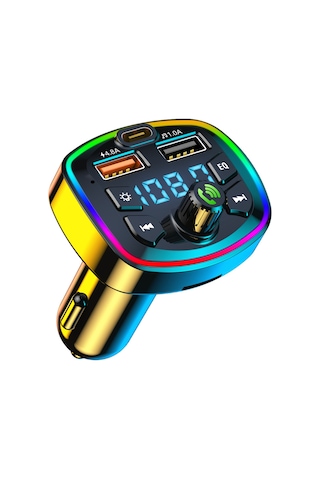 Singree Bt5.0 Araç Mp3 Çalar - Fm Vericili, Çift Usb Ve Pd Hızlı Şarj, Eller Serbest Konuşma, Tf Kart Desteği