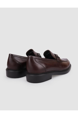 Cabani Venano %100 Hakiki Deri Kahverengi Tokalı Erkek Loafer