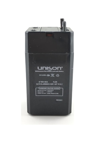 Unison 4 Volt 0.4 Amper Kuru Akü 4V 0.4A / 449524914