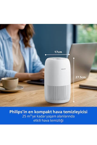 Philips Pureprotect Go 500 Serisi Hava Temizleyici Ac0520/10 Beyaz