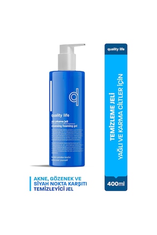 Quality Life Yağlı Karma Ciltler İçin Yüz Yıkama Jeli 400 ML