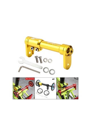 Suntek Katlanır Bisiklet Kolay Tekerlek Uzatma Çubuğu Altın