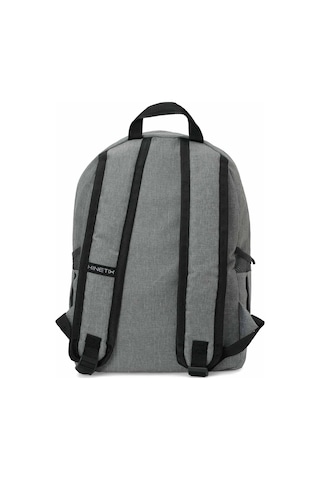 Kinetix Sırt Çantası Unisex Grı Melanj Sn362 Rıley Gri