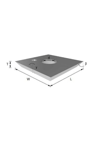 Jilet 14x14x2,0 Cs1 Tıtanıum