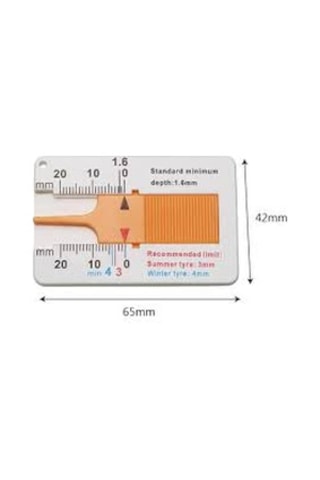 Lastik Derinlik Ölçer Diş Derinlik Ölçme Kumpası Pls