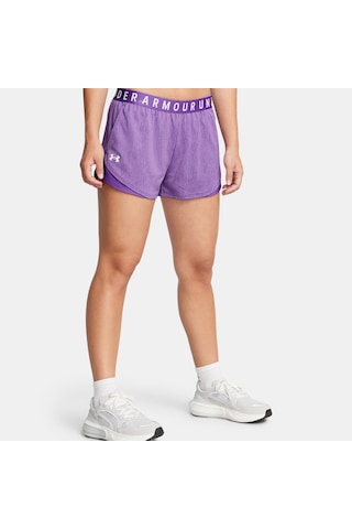 Under Armour Play Twist 3.0 Kadın Mor Antrenman Şortu 1349125 Mor