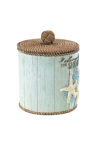 Avanti Linens Countertop Beachcomber Collection Pamuk, Kapalı Kavanoz, Çok Renkli