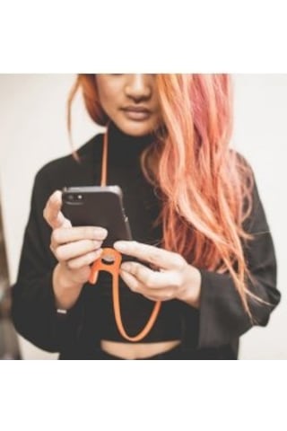 Safe+ - Telefon Boyun Askısı Turuncu