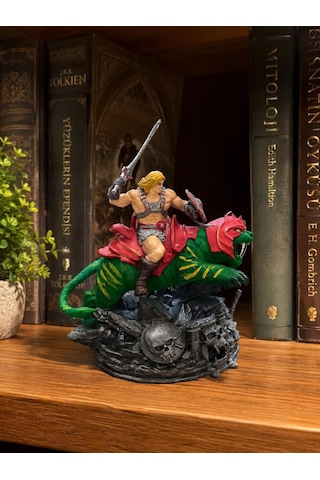 He-man Atılgan Figürü 17 Cm Dekoratif Figür Koleksiyonluk Masaüstü Kitaplık Vitrin Dekoru Nostaljik Hediye