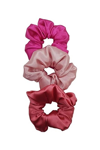 Saten Saç Tokası Scrunchie Toka 3 Adet Karışık5 Diğer