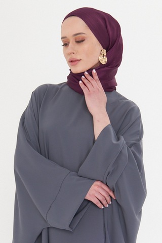 Hürrem Bone Şarabi Düz Klasik Şal Turlu Polyester Lüx Janjan 202126 08 Şarabi