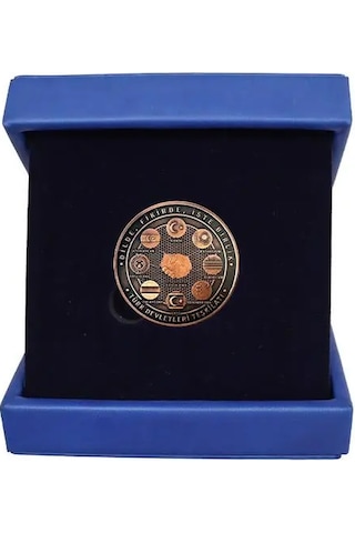 Agakulche Türk Devletleri Kutulu Bronz Sikke Coin