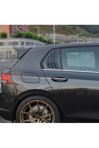 Volkswagen Golf 8 Ithal Piano Black Cam Kaplama Vizörü