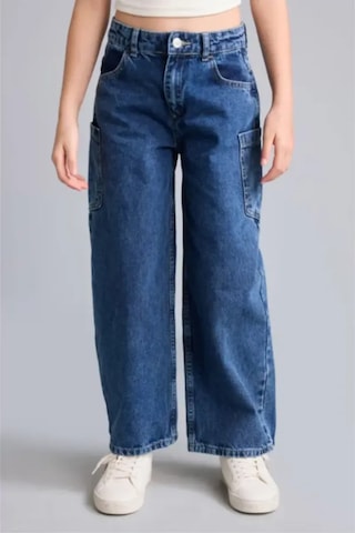 Defacto Baggy Fıt Jean Lacivert Pantolon Kız Çocuk H8896a826aunm34 Mavi-nm34