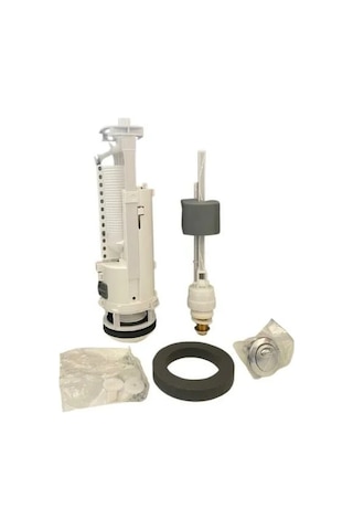 Norm Çift Basmalı Çift Kademeli Alttan Girişli Rezervuar Klozet İç Takım Seti 3/6 L 330B1011 Beyaz