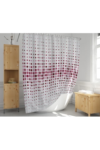 Zethome Evdy Banyo Duş Perdesi 4961 P. Tek Kanat 1X110X200 Çok Renkli