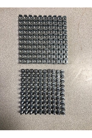 Rack Kabinet Server M6 Kafes Somun ve M6 Vida 100 Adet