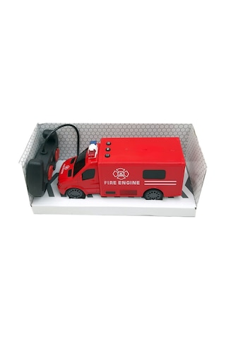 Uzaktan Kumandalı Kırmızı Pilli İtfaiye 20 CM 1016-Rd612-5/2