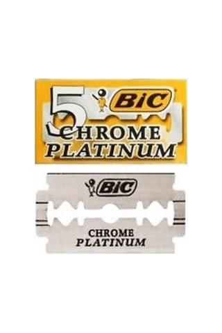 Bic Chrome Platinum Çift Taraflı Tıraş Bıçağı 5 x 20'li