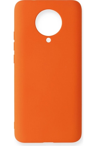 Gld-spt- Newface Xiaomi Redmi K30 Pro Kılıf Nano İçi Kadife Silikon - Turuncu