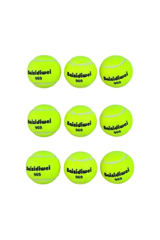 9 Lu Tenis Topu Seti Dayanıklı Yüksek Zıplama Performans Topları - Bayi Depom