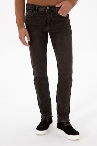 U.S. Polo Assn. Erkek Kahverengi Slim Fit Jean Pantolon 50308299-DN0031