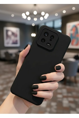 Xiaomi Mi 13 Kılıf Içi Kadife Süet Tasarımlı Kamera Korumalı Silikon A Kalite Lansman Kapak