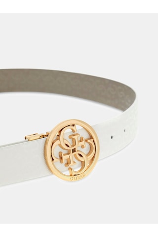 Guess-stacey 4g Logo Belt-kemer-bw9319p6135 Beyaz